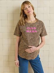 Maternity-Organic Cotton* T-Shirt with Slogan, for Maternity 