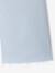Girls' cotton bermuda shorts striped blue 