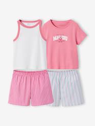 Girls-Pack of 2 short-sleeved pyjamas