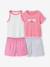 Pack of 2 short-sleeved pyjamas white 
