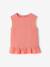 Set of blouse and frilled trousers coral 
