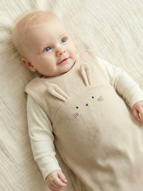 Jersey Knit Sleeping Bag for Babies, RABBIT sandy beige 