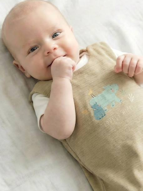 Sleeveless Hippo Sleeping Bag for Babies, BAYOU green 