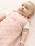 Baby Sleeping Bag, Jacquard beige+pale pink 
