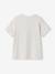 Boy's short-sleeved t-shirt lichen+marl white 