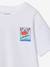 T-shirt with motif on front and back for boys dusky pink+ocean blue+sky blue+white 