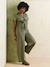 Wide-Leg, Short-Sleeved Lyocell Jumpsuit for Pregnancy & Nursing olive+stone 