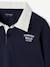 Striped Polo Shirt for Boys aqua green+green+marl grey+navy blue+ochre 
