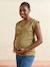 V-neck nursing t-shirt olive 