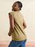 V-neck nursing t-shirt olive 