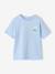 T-shirt with motif on front and back for boys dusky pink+ocean blue+sky blue+white 