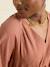 Fluid nursing clothes dress terracotta 
