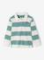 Striped Polo Shirt for Boys aqua green+green+marl grey+navy blue+ochre 