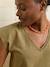 V-neck nursing t-shirt olive 