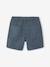 Elasticated bermuda shorts for boys denim blue+fir green+pastel yellow 