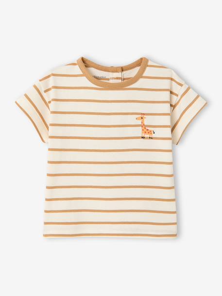 Baby short-sleeved t-shirt caramel 