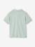 Boy's short-sleeved polo shirt mint green 