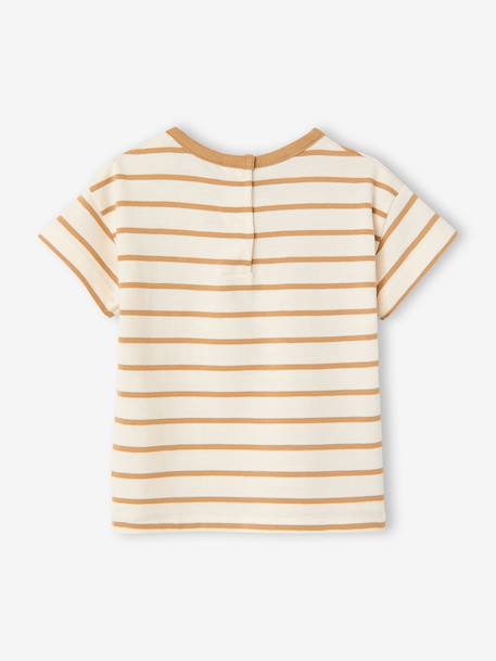 Baby short-sleeved t-shirt caramel 