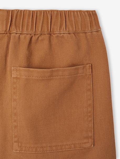 Twill Bermuda Shorts for Boys anthracite+camel 