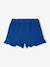 Girl's cotton gauze skort electric blue+red 