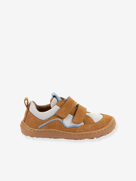 FRODDO BAZE barefoot shoes for children caramel+denim blue 