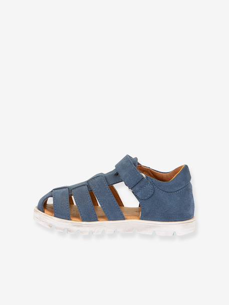 KEKO children's FRODDO sandals beige+caramel+denim blue 