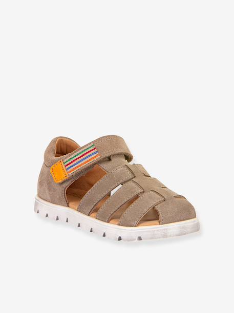 KEKO children's FRODDO sandals beige+caramel+denim blue 