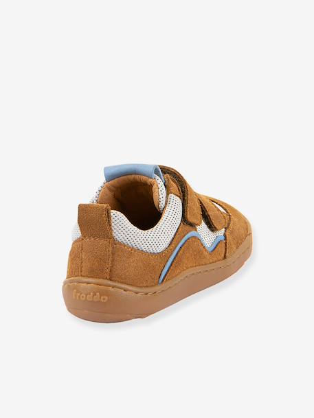 FRODDO BAZE barefoot shoes for children caramel+denim blue 