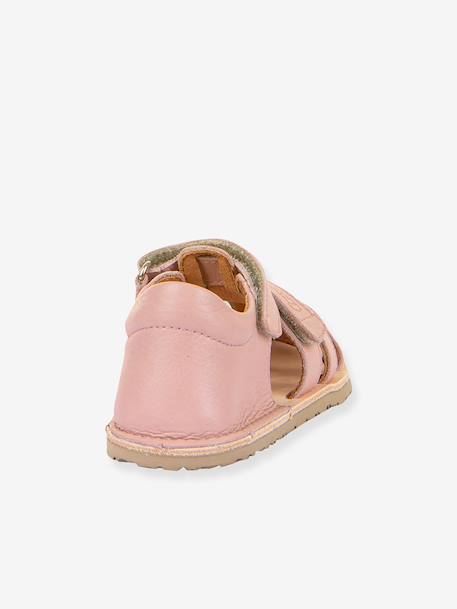Barefoot FLEXY F child's sandals Froddo coral+rosy+sky blue+yellow 