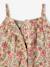 Girl's playsuit with thin straps pale yellow 