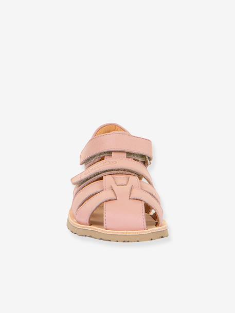 Barefoot FLEXY F child's sandals Froddo coral+rosy+sky blue+yellow 