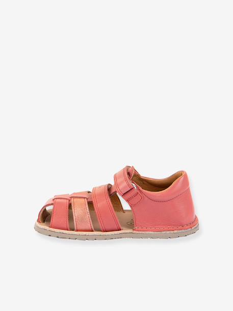Barefoot FLEXY F child's sandals Froddo coral+rosy+sky blue+yellow 