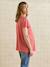 V-neck nursing t-shirt old rose 