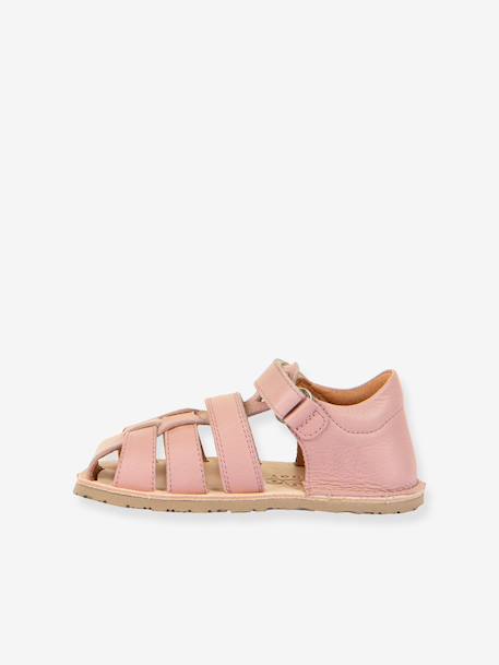 Barefoot FLEXY F child's sandals Froddo coral+rosy+sky blue+yellow 