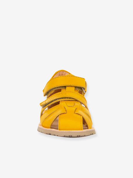 Barefoot FLEXY F child's sandals Froddo coral+rosy+sky blue+yellow 