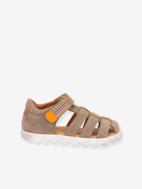 KEKO children's FRODDO sandals beige+caramel+denim blue 
