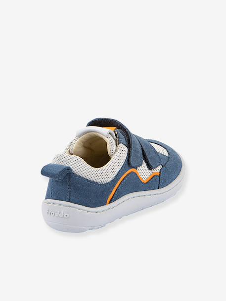 FRODDO BAZE barefoot shoes for children caramel+denim blue 