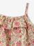 Girl's playsuit with thin straps pale yellow 
