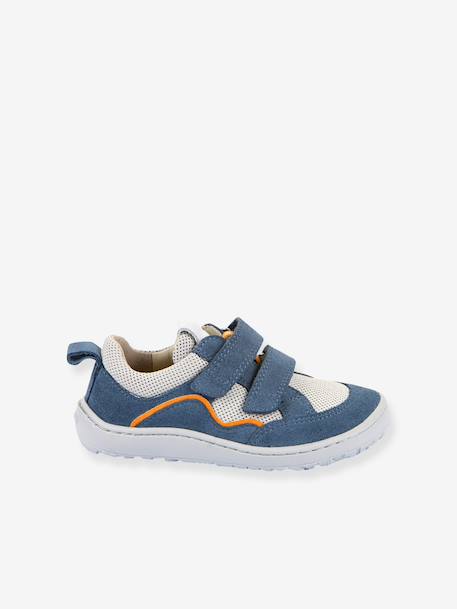 FRODDO BAZE barefoot shoes for children caramel+denim blue 