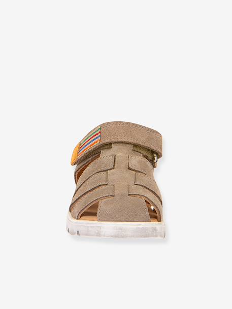 KEKO children's FRODDO sandals beige+caramel+denim blue 