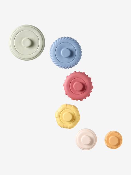 Sensory stacking pyramid multicoloured 