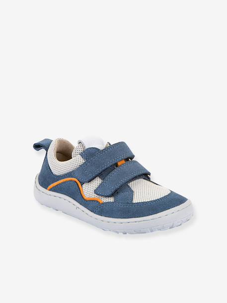 FRODDO BAZE barefoot shoes for children caramel+denim blue 