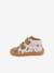 FRODDO baby's first steps barefoot printed shoes beige+light pink 