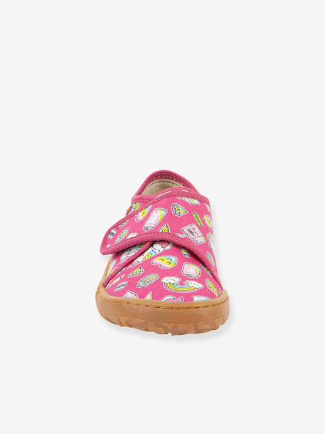 FRODDO printed barefoot slippers for children electric blue+fuchsia+grey+printed pink 