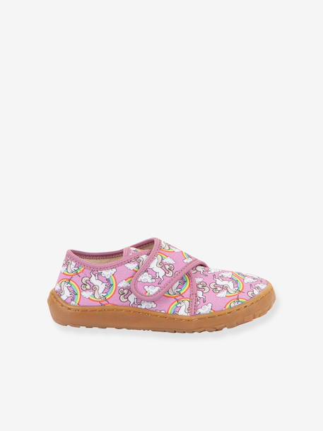 FRODDO printed barefoot slippers for children electric blue+fuchsia+grey+printed pink 