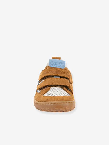 FRODDO BAZE barefoot shoes for children caramel+denim blue 
