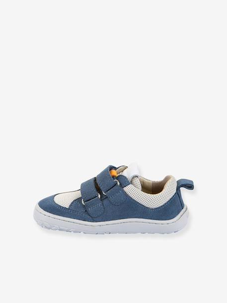 FRODDO BAZE barefoot shoes for children caramel+denim blue 