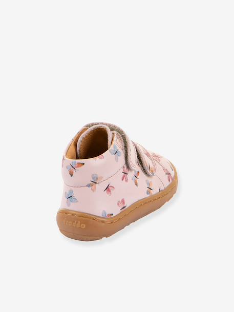 FRODDO baby's first steps barefoot printed shoes beige+light pink 