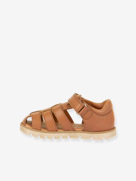 KEKO children's FRODDO sandals beige+caramel+denim blue 