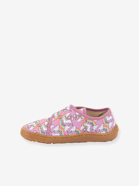 FRODDO printed barefoot slippers for children electric blue+fuchsia+grey+printed pink 
